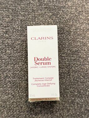 Clarins Paris Double Serum (1 fl oz) Anti-Aging + Anti-Wrinkle Serum